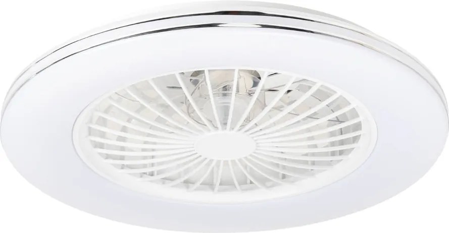 Plafoniera Ventilator Erste Breezy 49cm 48W LED 15W Motor CCT Reglabila Design Modern 2in1 Telecomanda Inclusa Iluminat Silentios pentru Interior