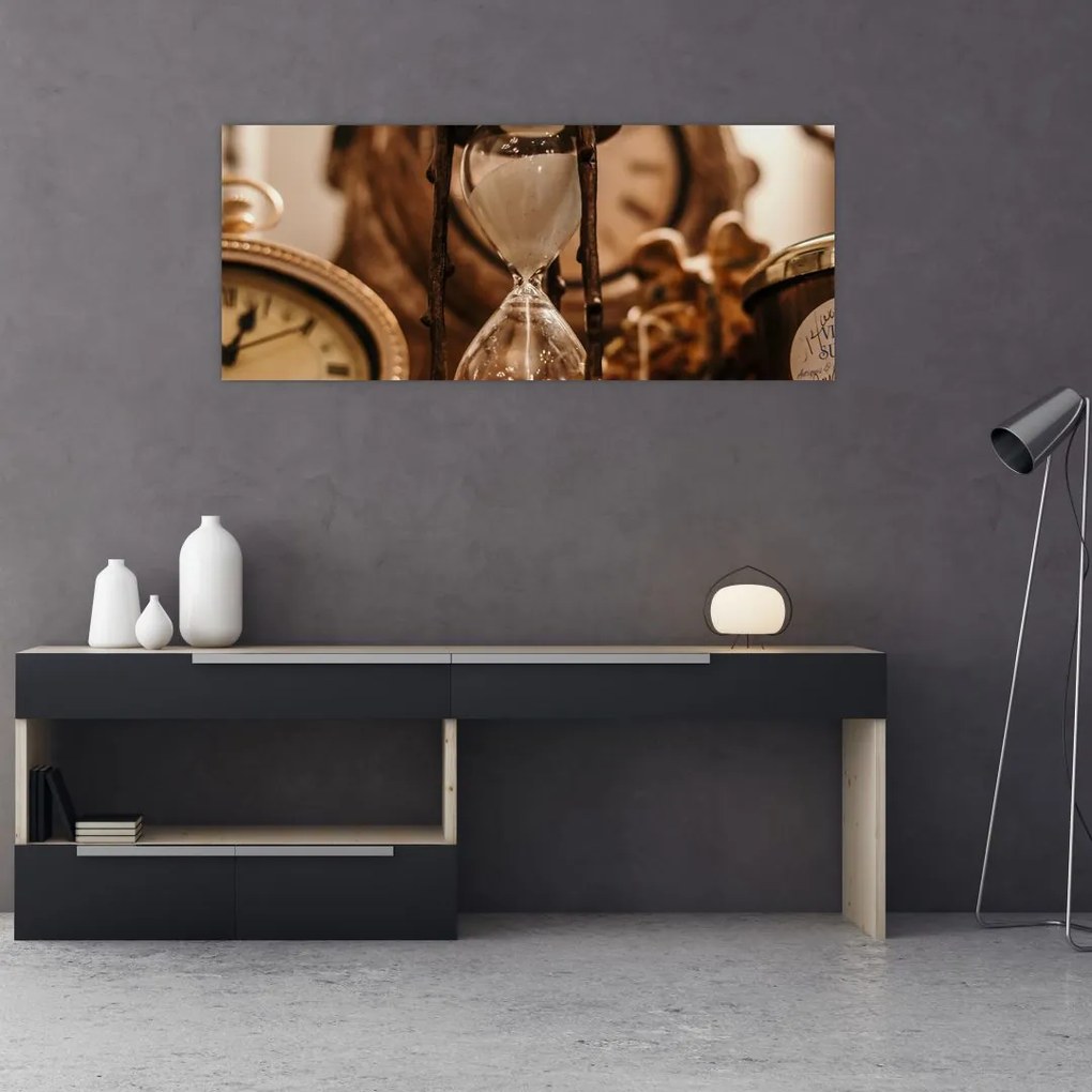 Tablou cu clepsidră (120x50 cm)