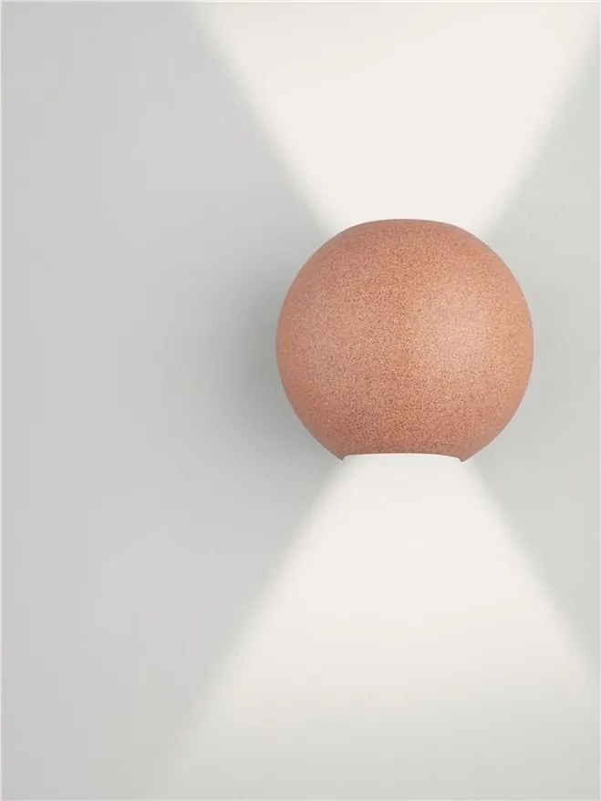 Aplica LED ambientala exterior IP65 SIMENTI Red Sandstone