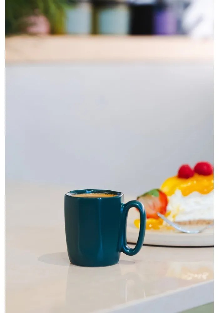 Căni verde-închis 2 buc. pentru espresso din gresie 80 ml Fuori – Vialli Design