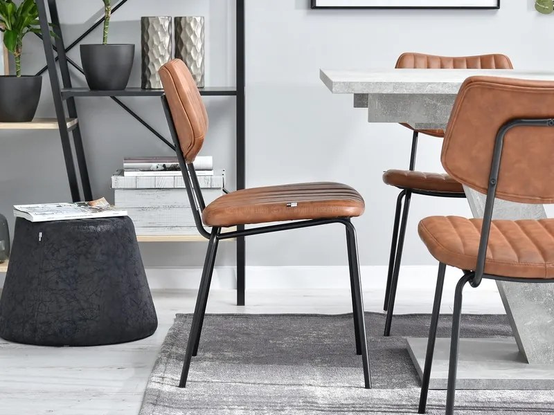 Scaun Hugo (maro + negru). Promo -12%. 1111075