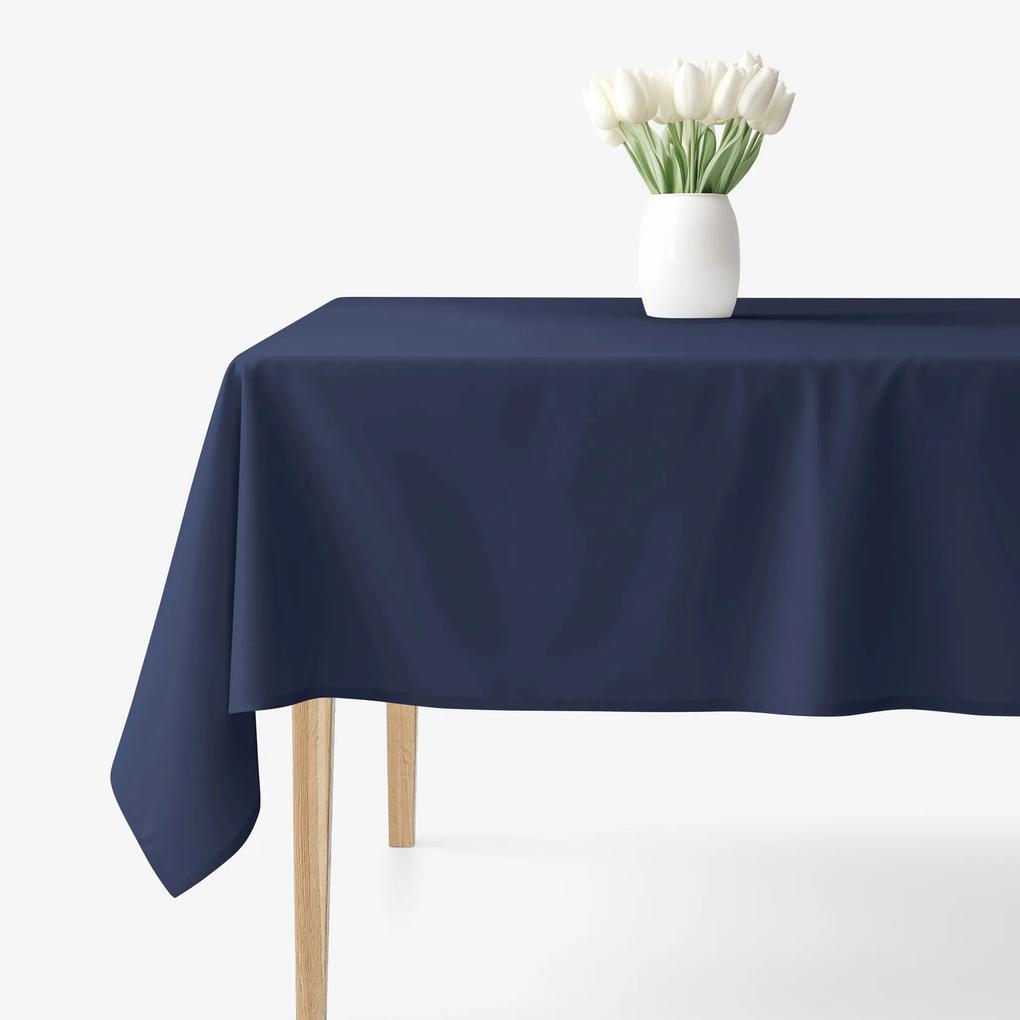 Goldea față de masă loneta - albastru-indigo 100 x 100 cm