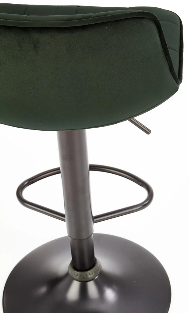 Scaun tip bar Hertha (verde închis). 1039568