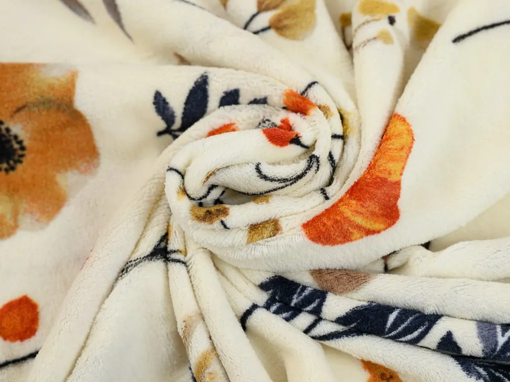 Lenjerie cocolino PAPAVA crem Dimensiune lenjerie de pat: 70 x 90 cm | 140 x 200 cm