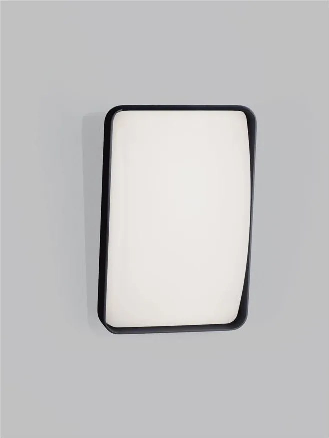 Aplica de perete exterior LED IP65 NUBO negru