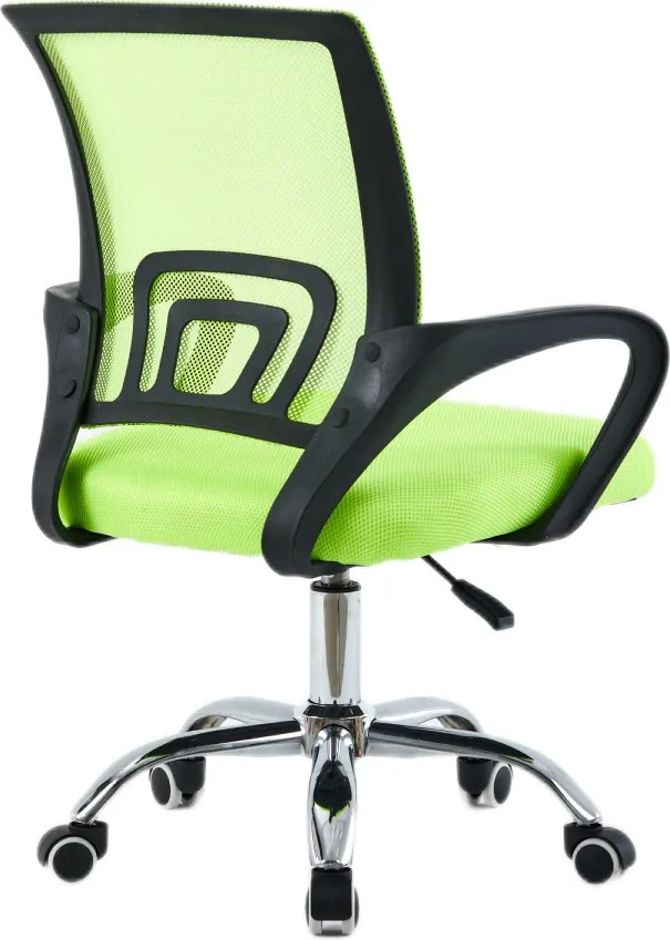 Scaun de birou, verde/negru, DEX 4 NEW