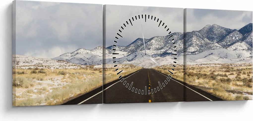Tablou - Great Basin, Nevada, USA (cu ceas) (90x30 cm)