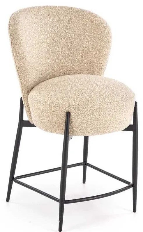 Scaun de bar Ainara, bej