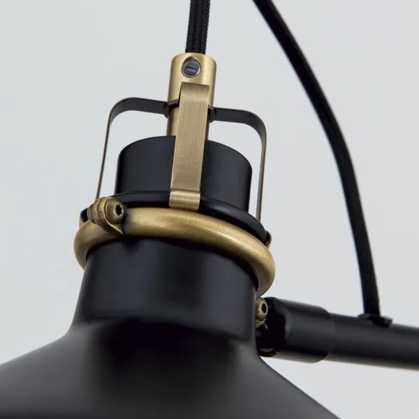 Lampadar Orion Dimmable 12-1192/1 SCHILLER 1xE27/40W/230V negru/bronz