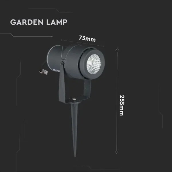 Lampă LED de exterior LED/12W/230V 4000K antracit IP65
