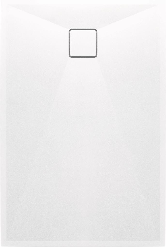 Deante Correo cădiță de duș dreptunghiulară 120x90 cm alb KQRA43B