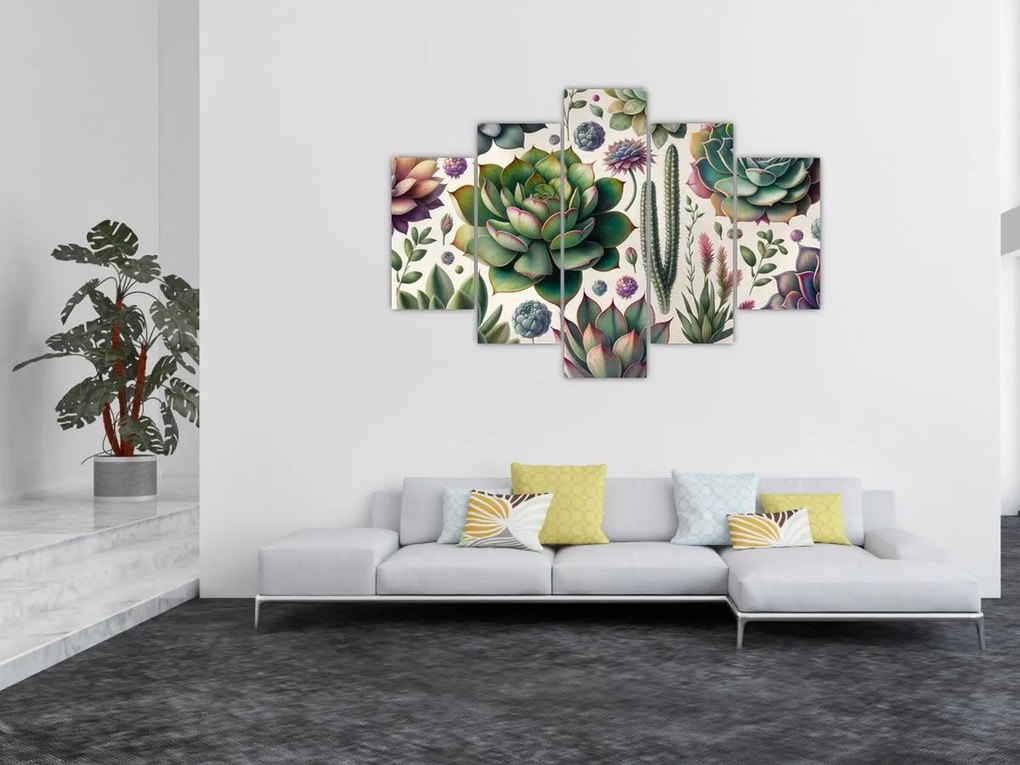 Tablou - Plante suculente (150x105 cm)