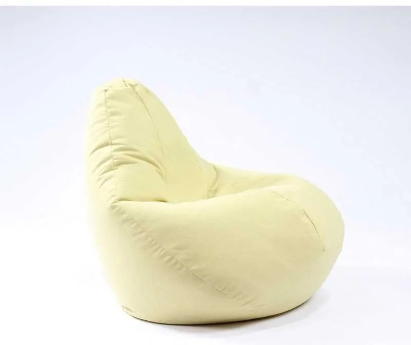Fotoliu puf copii, Nirvana Light Pufrelax, Material Textil - Lemon