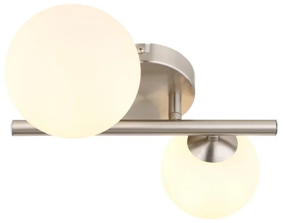 Lustră LED aplicată RIHA 2xG9/3W/230V crom Globo 56140-2W