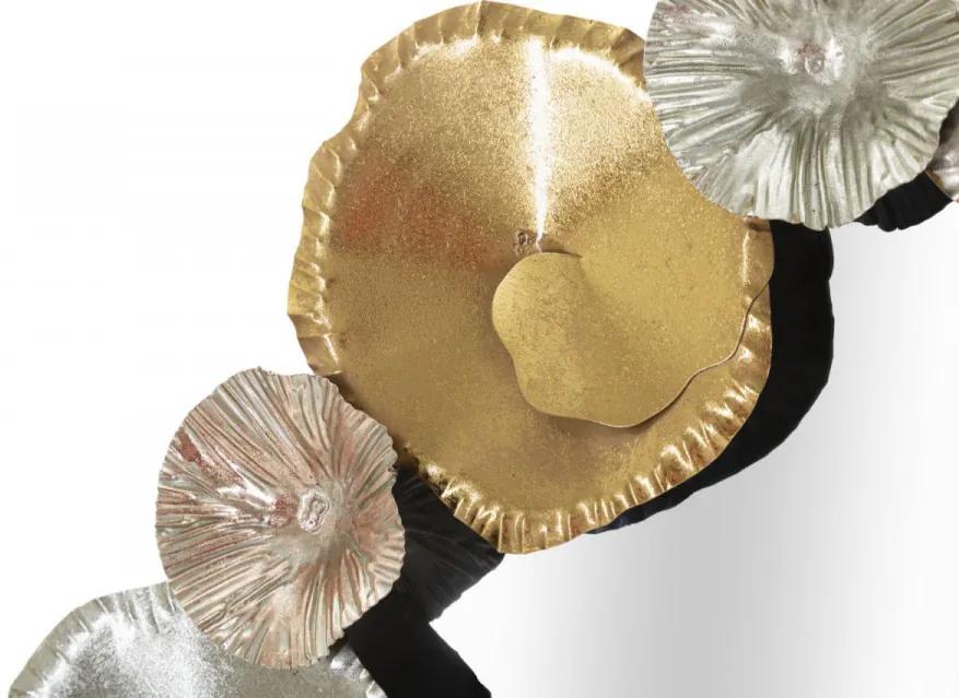 Oglinda decorativa multicolora din metal, ∅ 75,5 cm, Mixy Mauro Ferretti