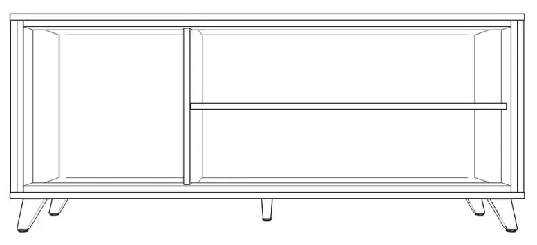 Living TINA New cu Riflaje, Casmir, 308 CM