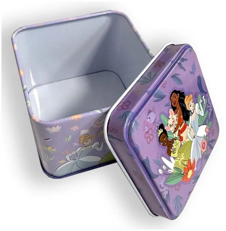 Prințesele Disney Purple cutie mini metal 7,5 cm