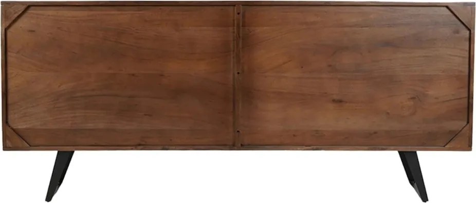 Comoda cu model 3D, Lemn Salcam, Maro, FLUID 175cm