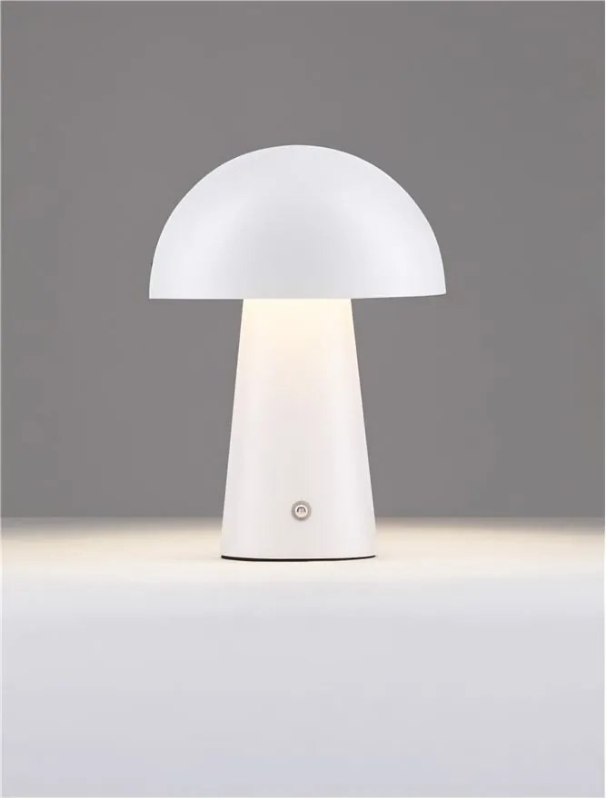 Veioza LED design decorativ ANDE alba, NVL-9050176