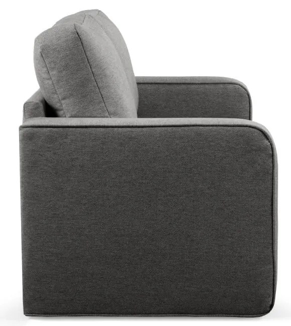 Canapea gri extensibilă 160 cm Come – Bobochic Paris