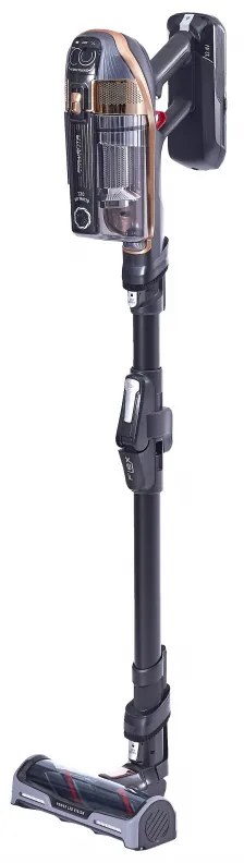 Aspirator vertical Rowenta X-Force Flex 15.60 RH99F1, 520W, 230AW, 0.9 litri, 32.4V, Autonomie 80 min, Auto power, LED, Display, Flex, Negru/Bronz