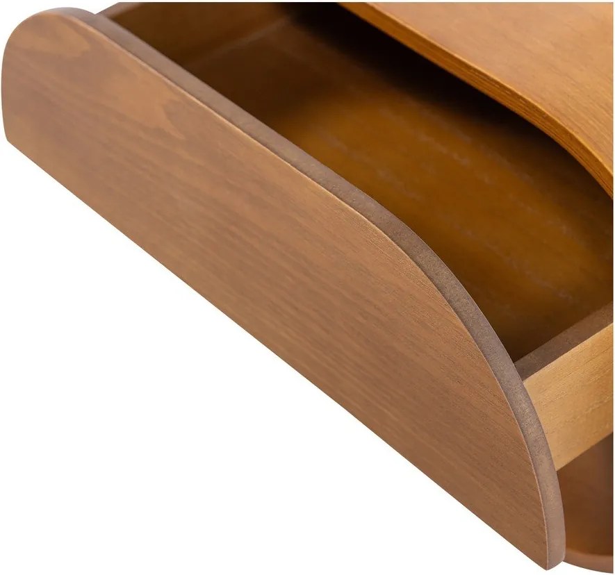 Raft în culoare naturală etajat 39 cm Momo – WOOOD