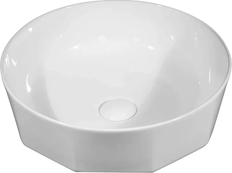 Lavoar pe blat alb Fluminia Cupido 42 cm
