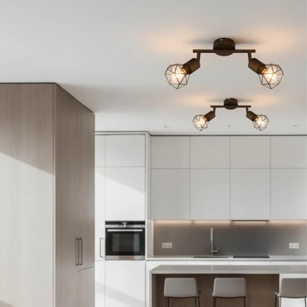 Brilagi - Spot CAGE 2x E14, 40W, 230V