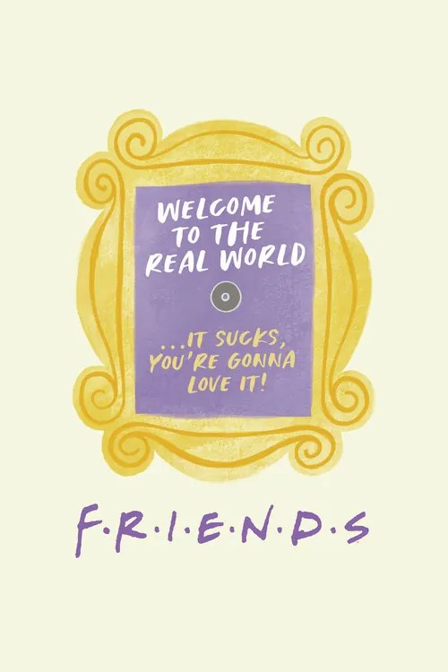 Poster de artă Friends - Welcome