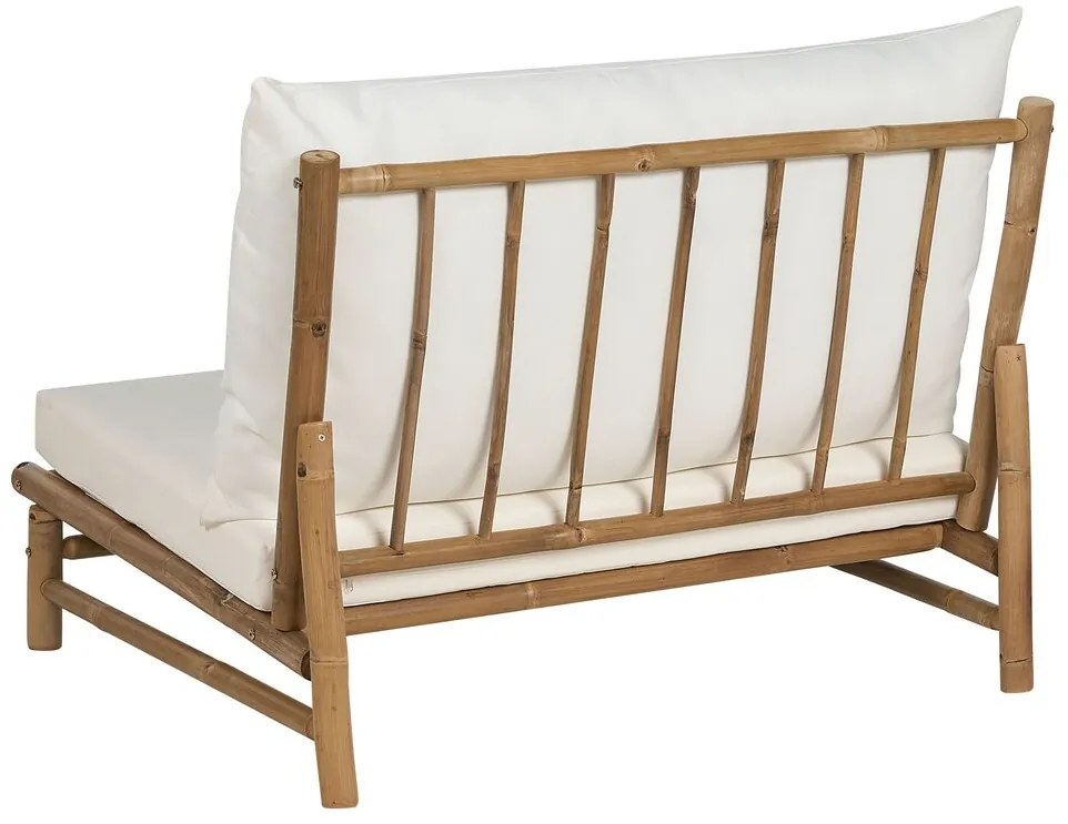 Set mobilier de grădină Theta (lemn deschis + alb) . 1076171