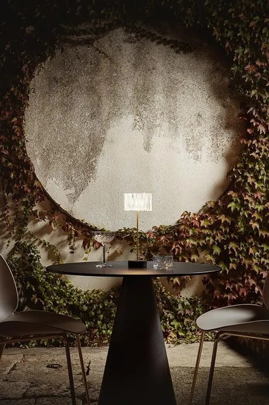 Veioza, Lampa de masa cu baterii ideala restaurant Accordeon Prisma/Black