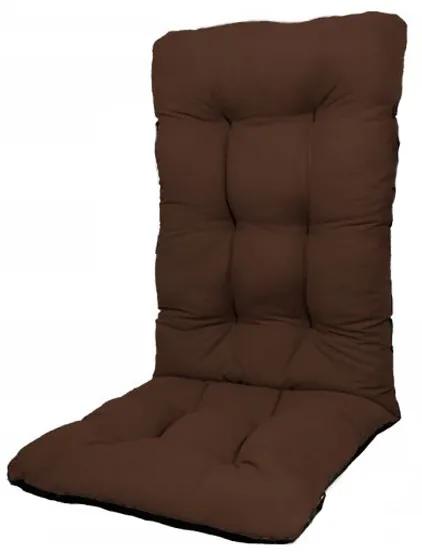 Perna pentru scaun de casa si gradina cu spatar 48x48x75cm, culoare maro