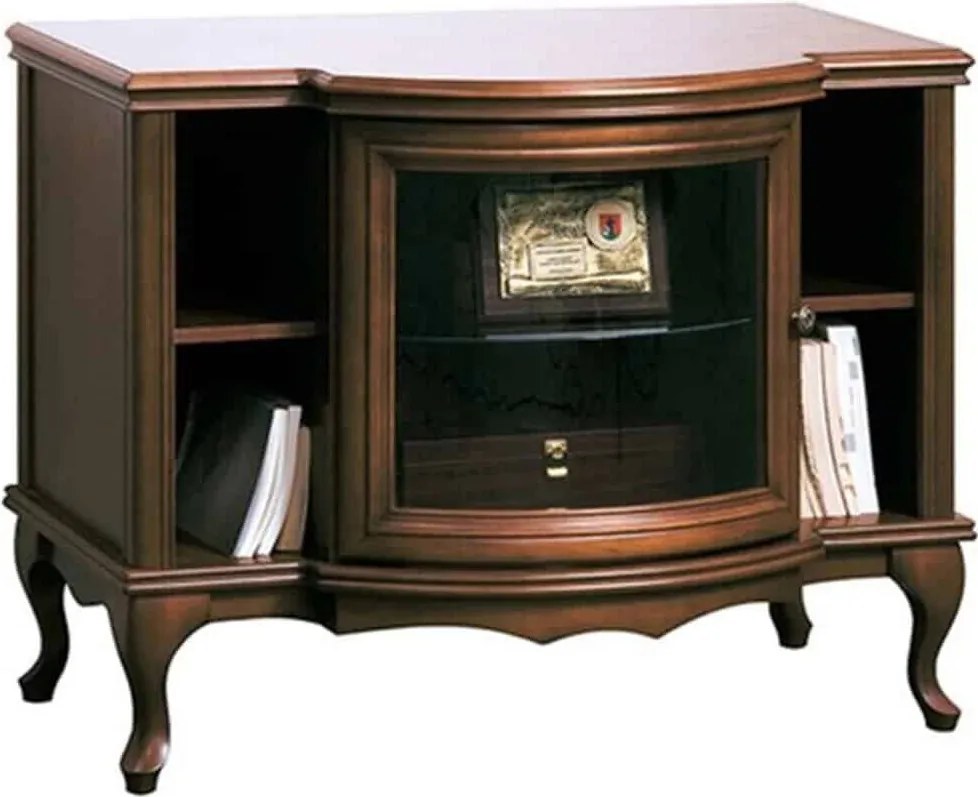 Comodă TV lemn masiv Weston II, 101 × 62 × 79 cm