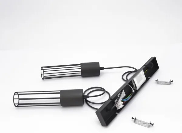 Lustră pe cablu MELODY 2xE27/15W/230V negru