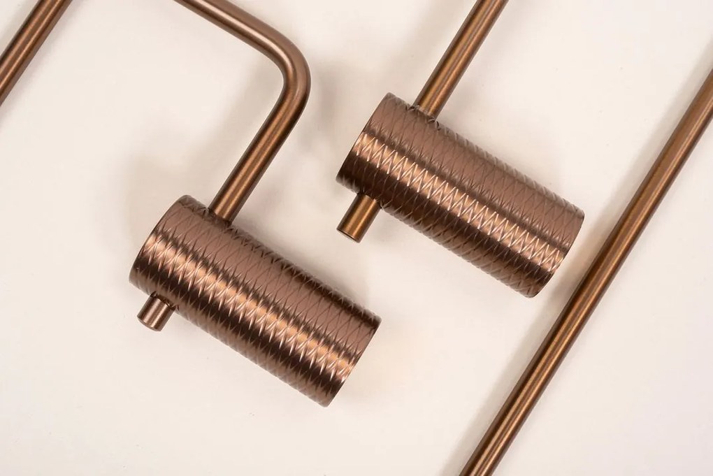 Cuier de baie 9710 Prism cupru periat