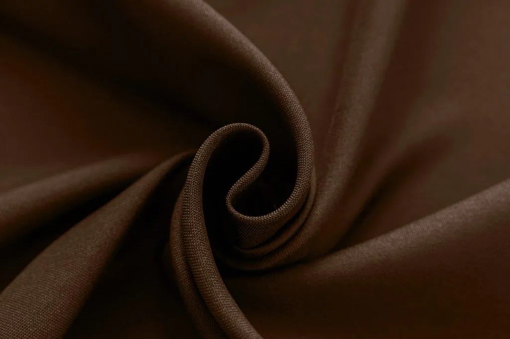 Draperie maro inchis cu rejansa OXFORD 140x250 cm