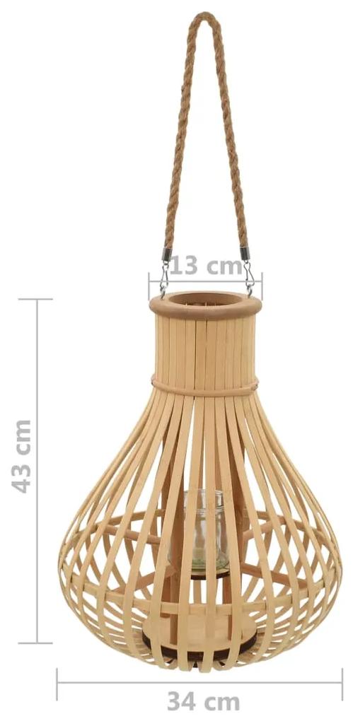 Lampa suspendata din bambus VENO