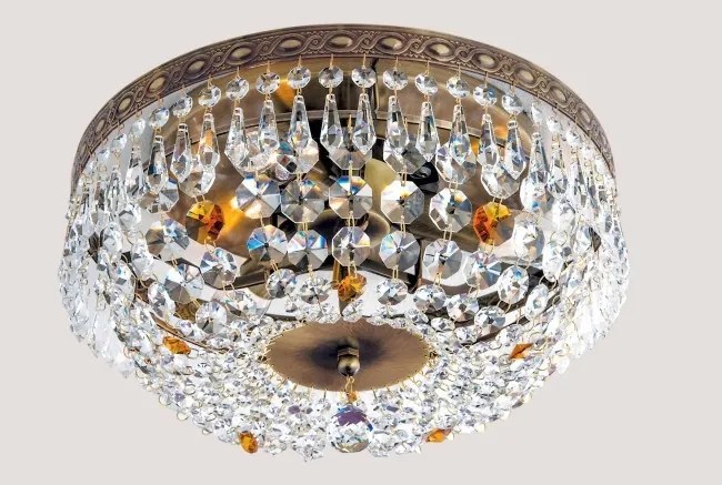 Lustra aplicata cristal Schöler design de lux Sheraton 35cm, antique brass