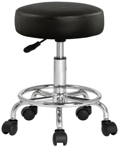 Deuba Scaun pe roti 50x51-65 cm - negru