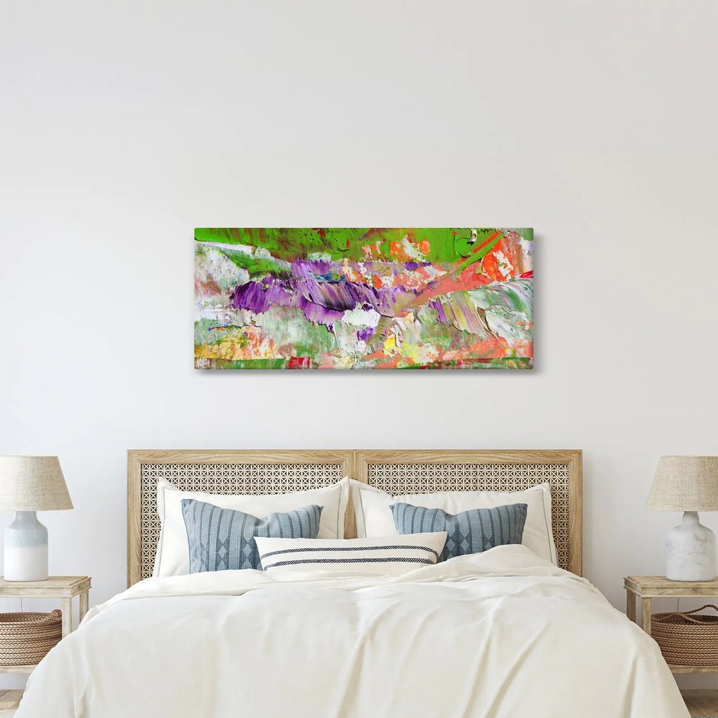 Tablou cu abstracție - pictura (120x50 cm)