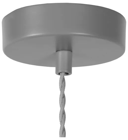 Lucide 34400/29/36 - Lampa suspendata ISLA 1xE14/40W/230V gri