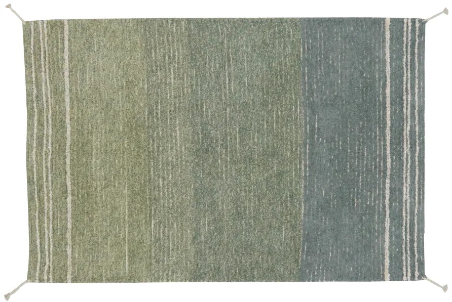 Covor verde/albastru din bumbac 170x240 cm Twin Vintage – Lorena Canals