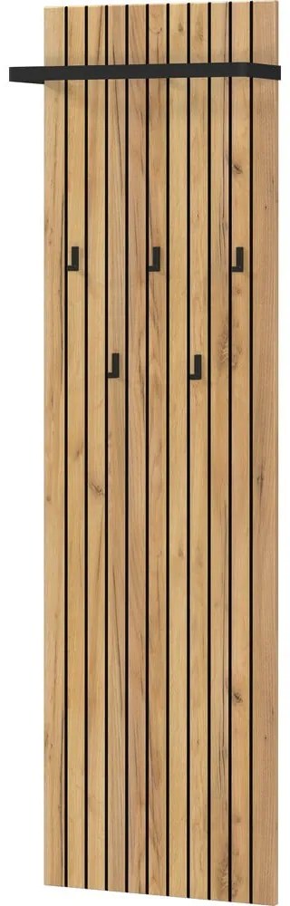 Cuier de perete în culoare naturală cu aspect de lemn de stejar 46 cm Libbiano – Germania