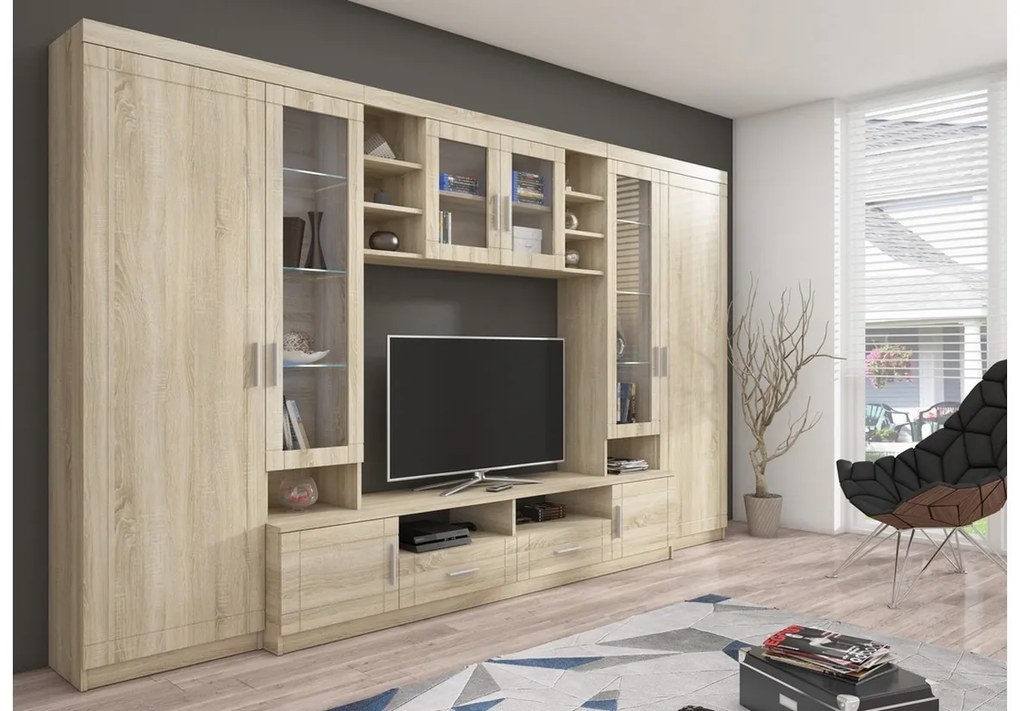Expedo Mobilă sufragerie DIJON, 340x198x44, sonoma