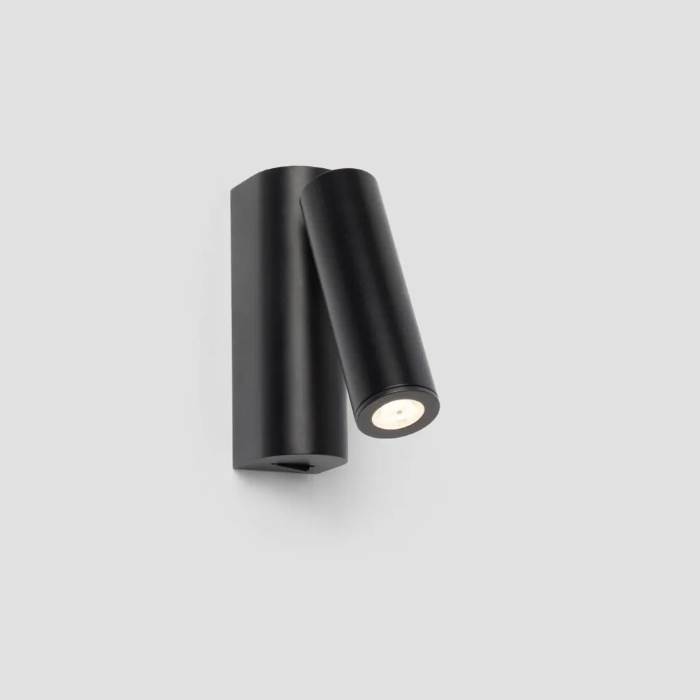 Aplica moderna cu reader LED design minimalist ROB negru