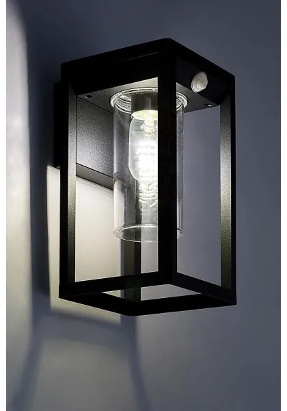 Aplică de exterior Rabalux 77086 ZERNEST 1xE27/15W/230V IP54 negru