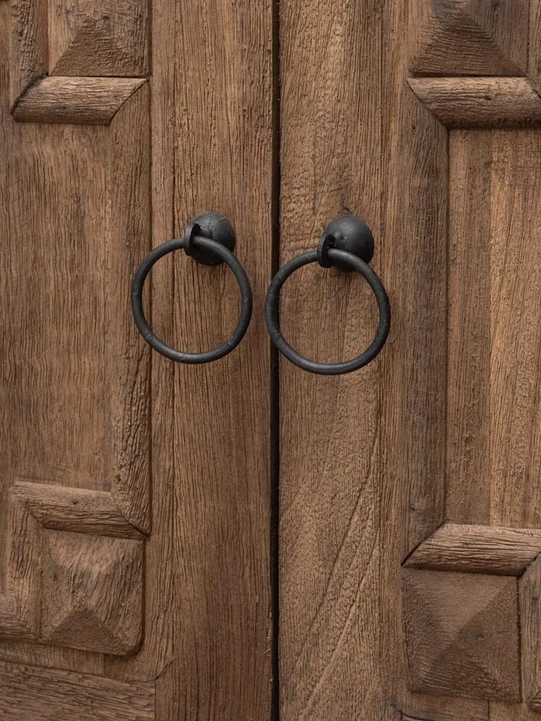 Bufet din lemn masiv de mango cu 4 uși, „Beaussant”