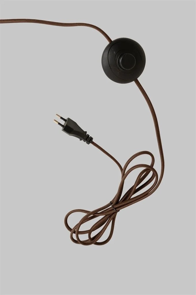 Lampa podea din marmura si sticla maro Tivoli