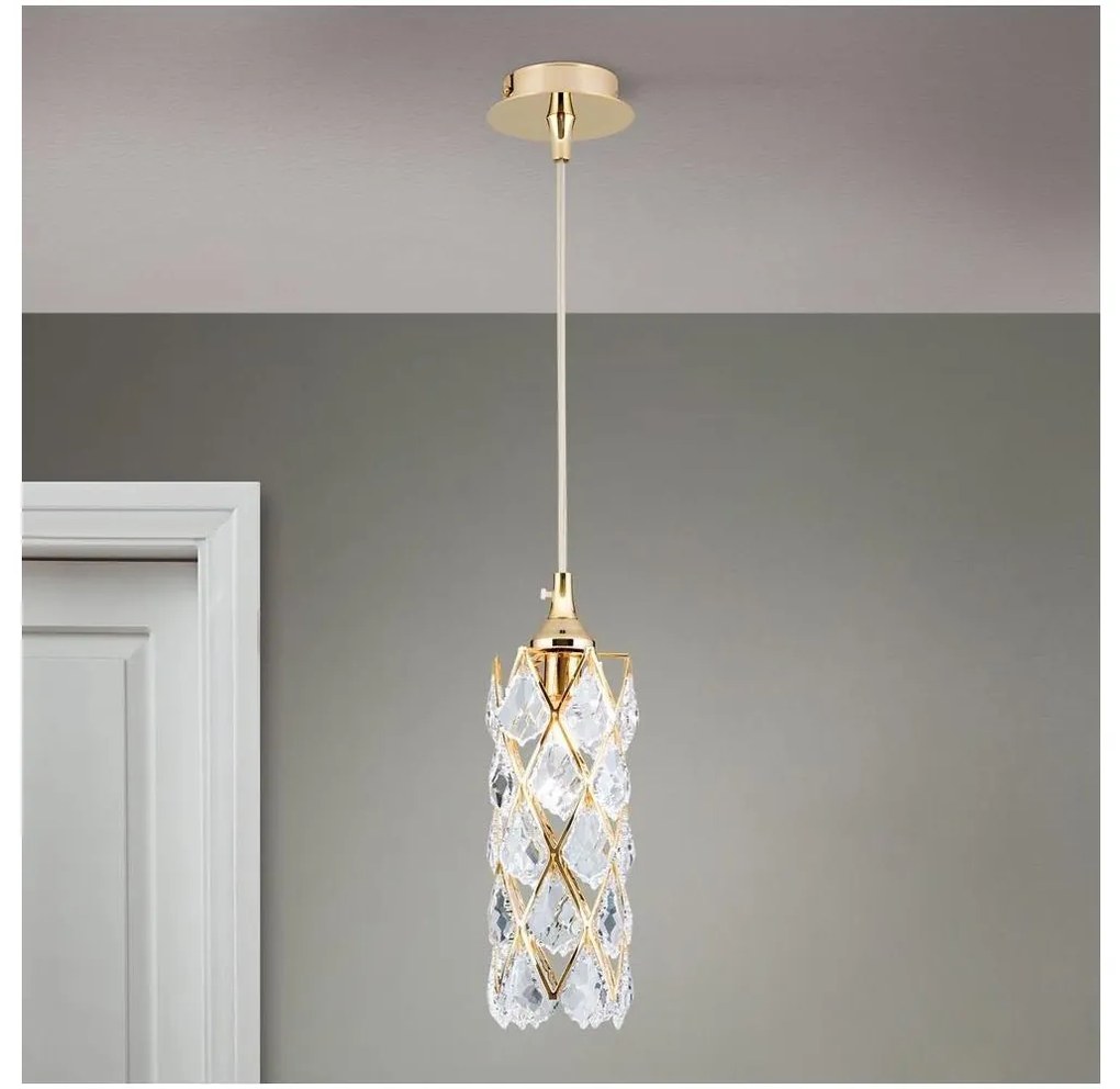 Orion - Lustră pe cablu RITA, 1xG9/40W/230V, auriu