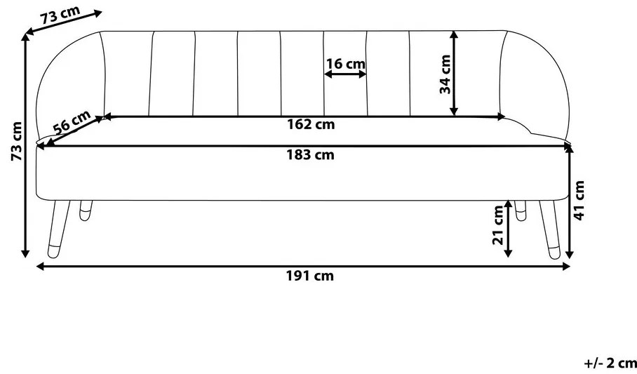 Canapea 3 locuri Aberlor (gri deschis) . 1008524
